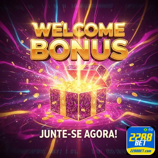 Imagem promocional do site 2288bet destacando o bônus 05 para apostas e jogos online.