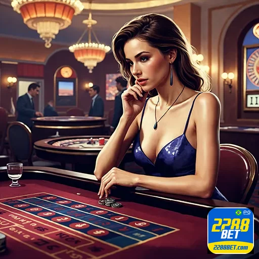 Imagem do Casino do 2288bet, com destaque para jogos de azar online e o logo do site 2288bet.
