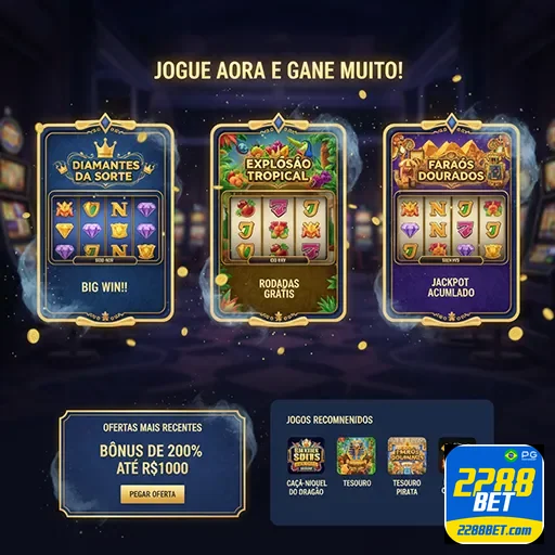 Divirta-se com slots exclusivos e promoções especiais - 2288bet